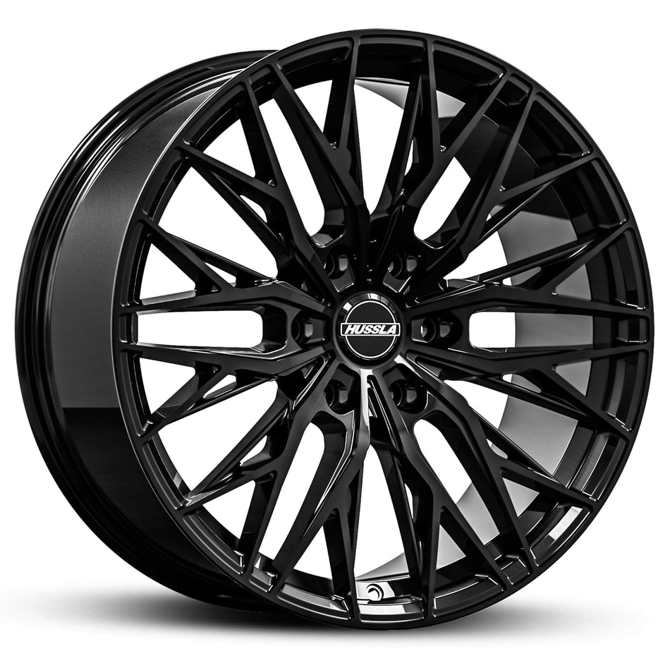 HUSSLA WOLVERINE 22X9.5 6X139.7 10 FULL GLOSS BLACK