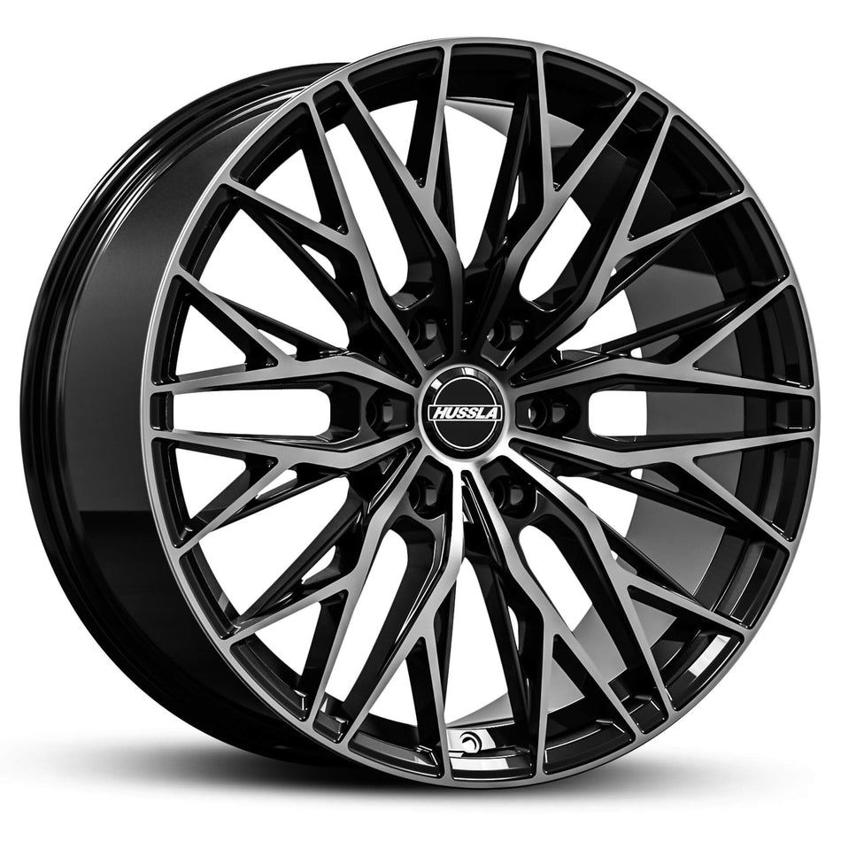 HUSSLA WOLVERINE 22X9.5 6X139.7 25 GLOSS BLACK TINT FACE