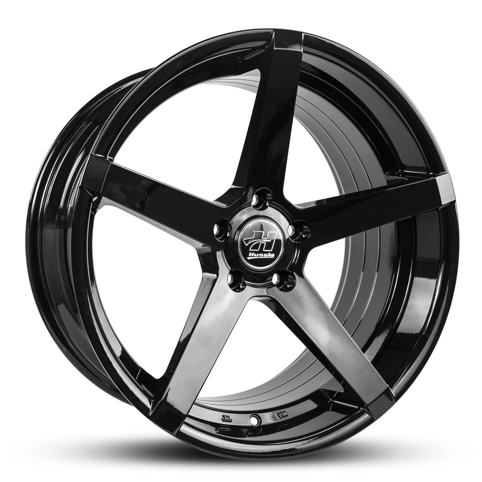 HUSSLA ZANE 19X9.5 5X120 40 GLOSS BLACK