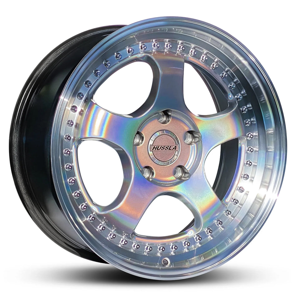 HUSSLA ZEN 18X8.5 5X112 30 COSMIC PEARL