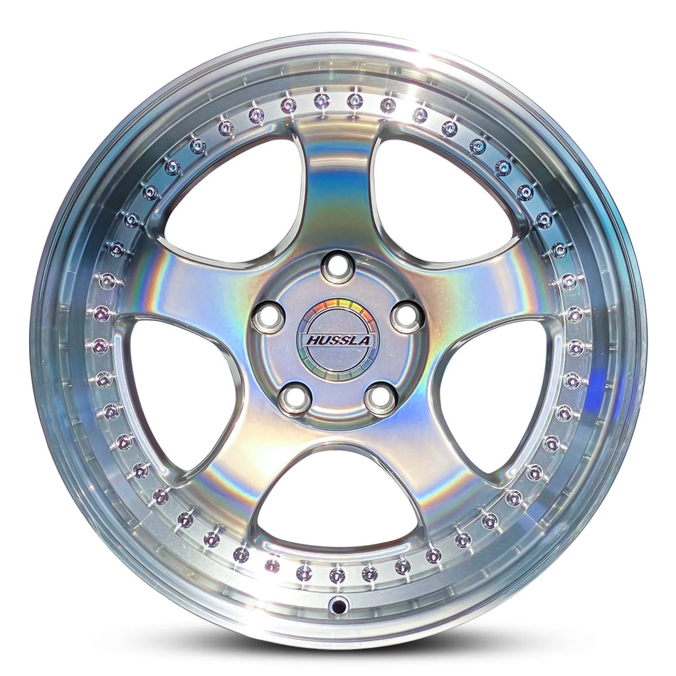 HUSSLA ZEN 18X8.5 5X112 30 COSMIC PEARL