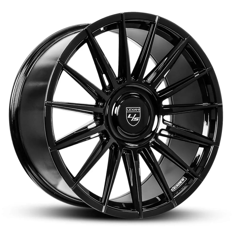 LEXANI LOTUS 24X10 adjustable 15 FULL GLOSS BLACK