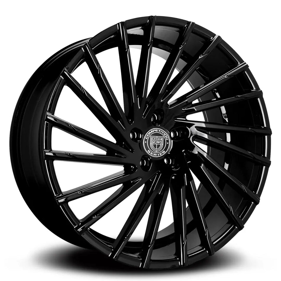 LEXANI WRAITH 24X10 adjustable 15 FULL GLOSS BLACK