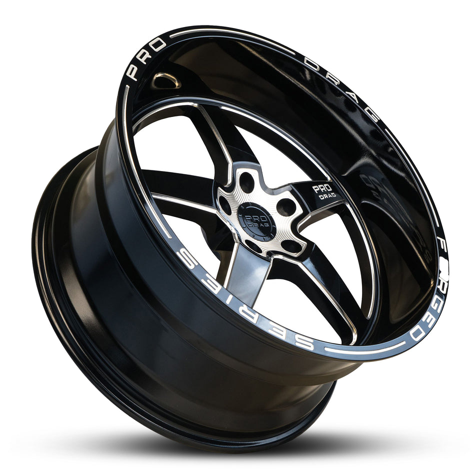 PRO DRAG 16X9 5X120 0 BLACK LIP