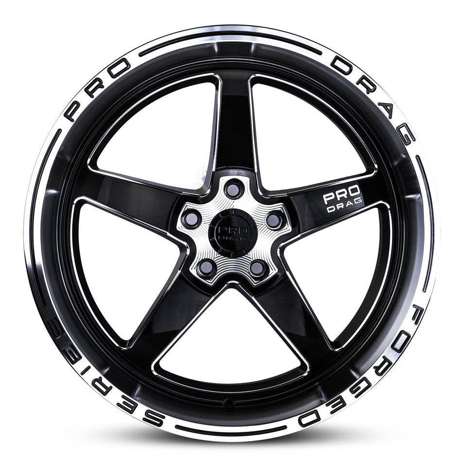 PRO DRAG PD1 19X9.5 5X120 40 MACHINED LIP