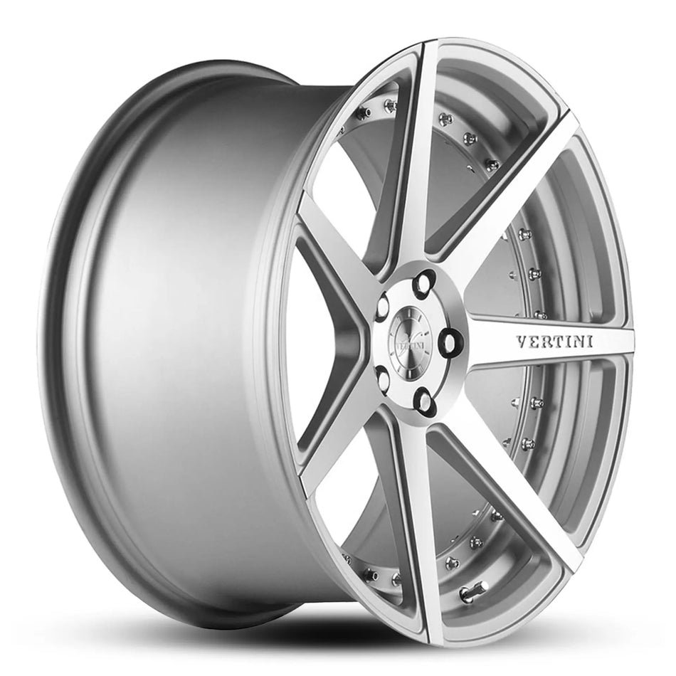 VERTINI DYNASTY 19X9.5 5X120 40 SILVER MACHINED FACE
