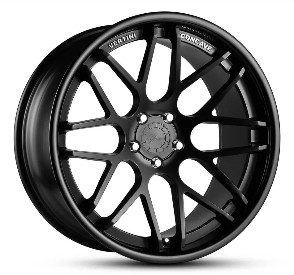 VERTINI MAGIC 20X8.5 5X115 40 MATTE BLACK