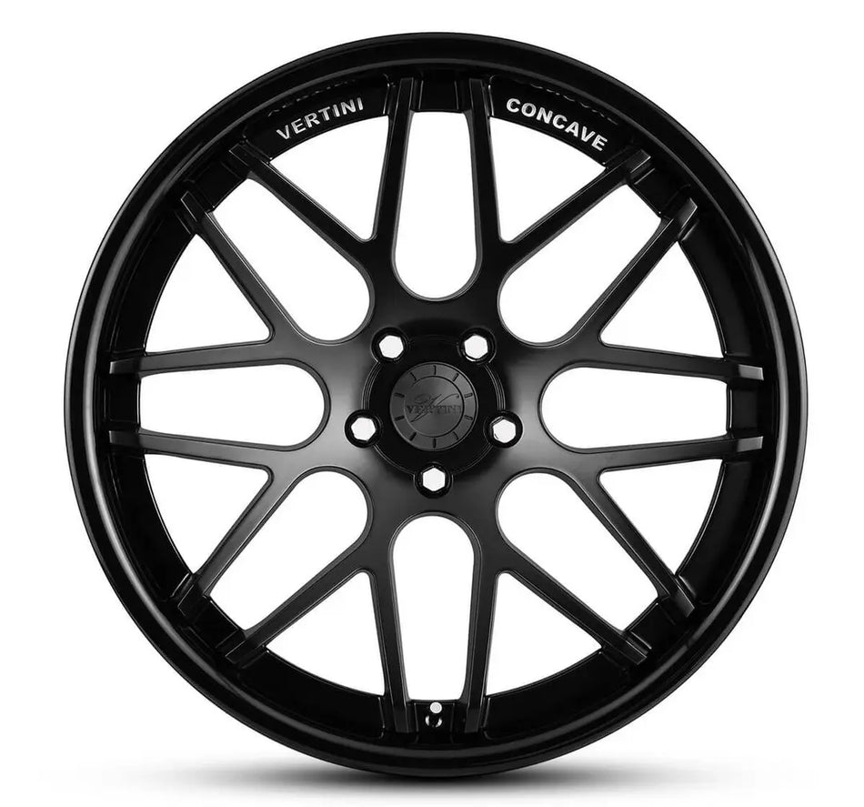 VERTINI MAGIC 20X8.5 5X115 40 MATTE BLACK