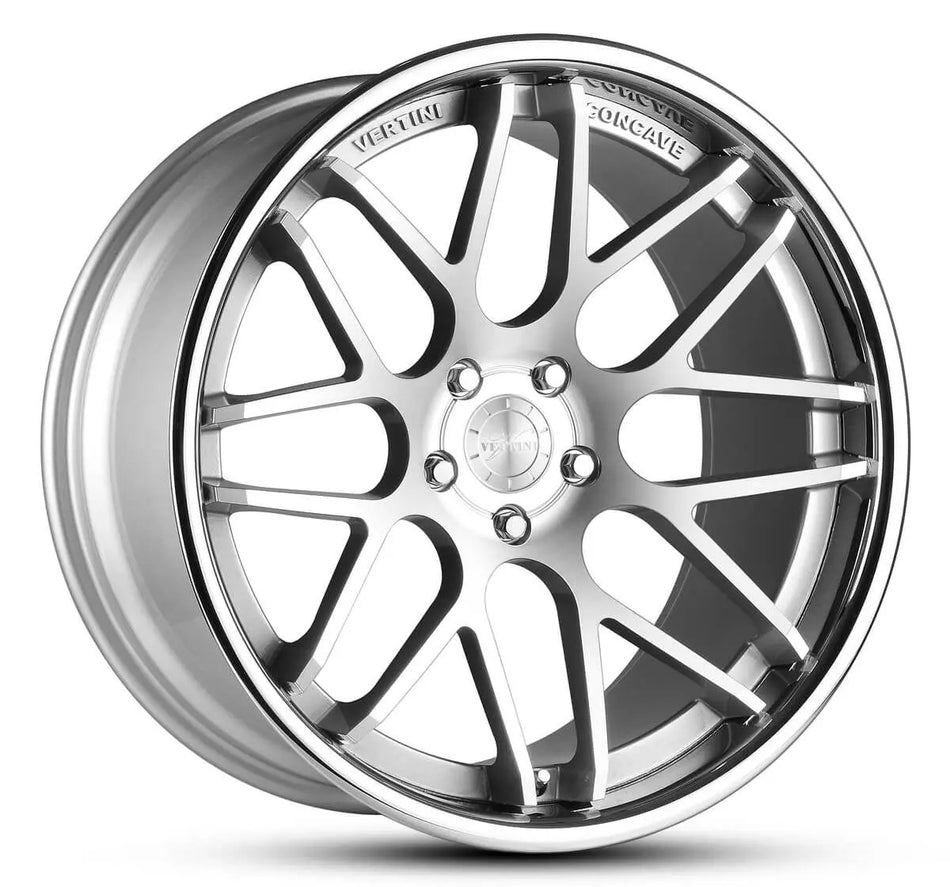 VERTINI MAGIC 19X9.5 5X112 40 SILVER CHROME LIP
