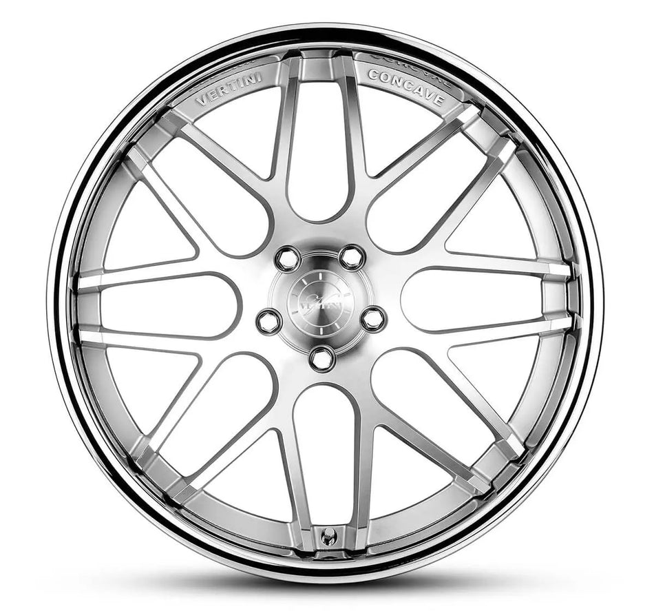 VERTINI MAGIC 19X9.5 5X112 40 SILVER CHROME LIP