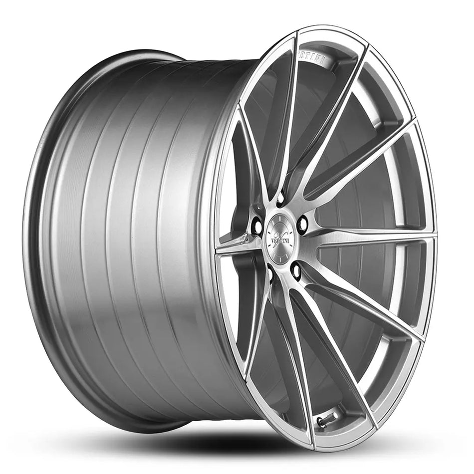 VERTINI RF1.1 20X12 adjustable 18 SILVER MACHINED FACE BRUSHED