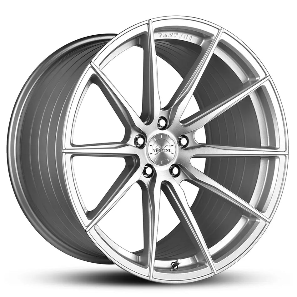 VERTINI RF1.1 20X12 adjustable 18 SILVER MACHINED FACE BRUSHED