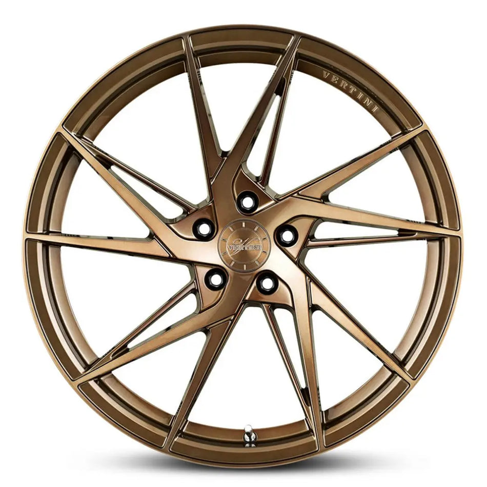 VERTINI RFS1.9 19X9.5 5X120 40 BRUSHED DUAL BRONZE