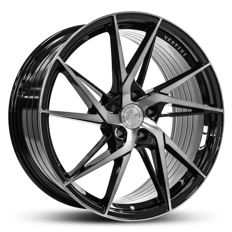 VERTINI RFS1.9 19X9.5 5X120 40 GLOSS BLACK DARK TINT FACE
