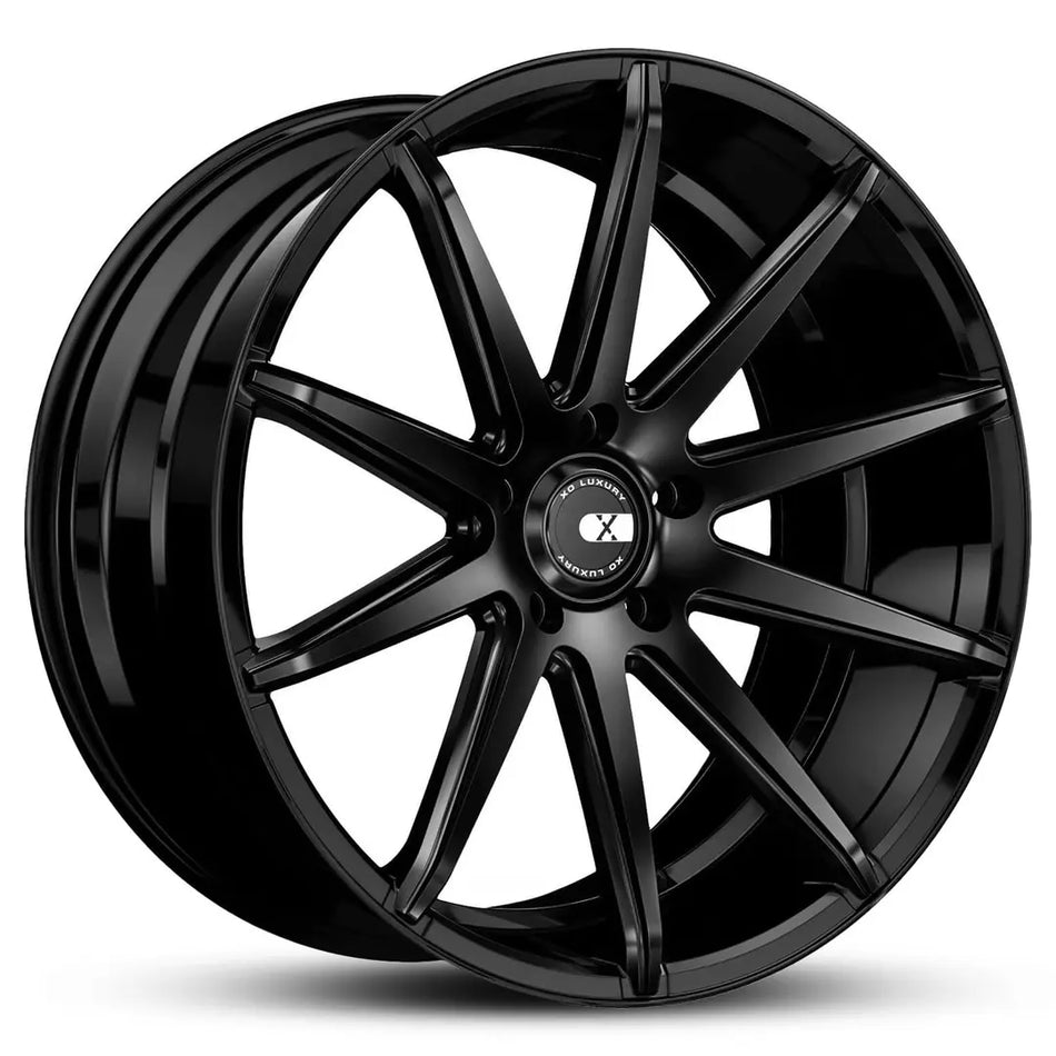 XO SYDNEY 22X9 5X114.3 30 GLOSS BLACK