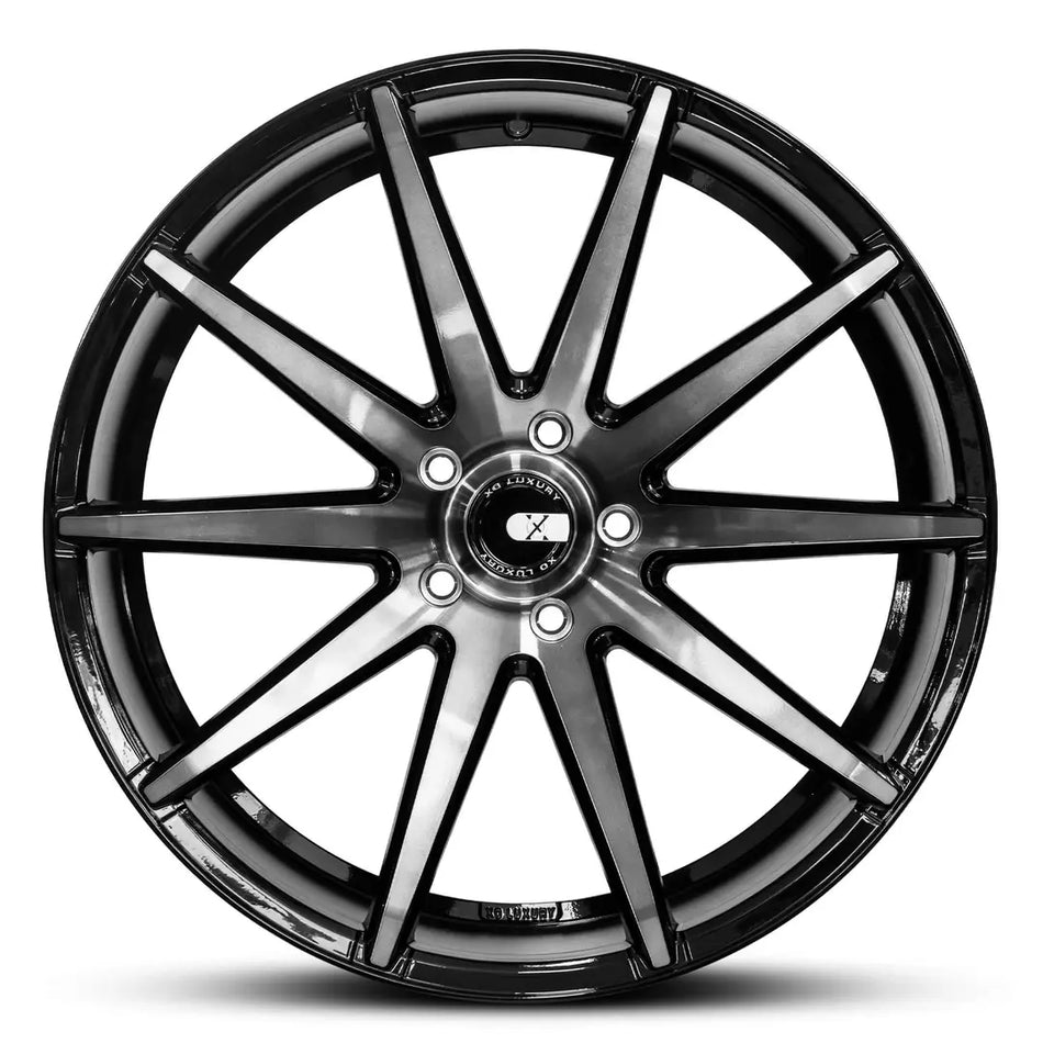 XO SYDNEY 22X9 5X127 30 GLOSS BLACK DARK TINT
