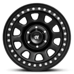 Revolution Steel Wheel Matte Black Chrome Bolts 16x8 - Image 3