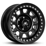 Revolution Steel Wheel Matte Black Chrome Bolts 16x8